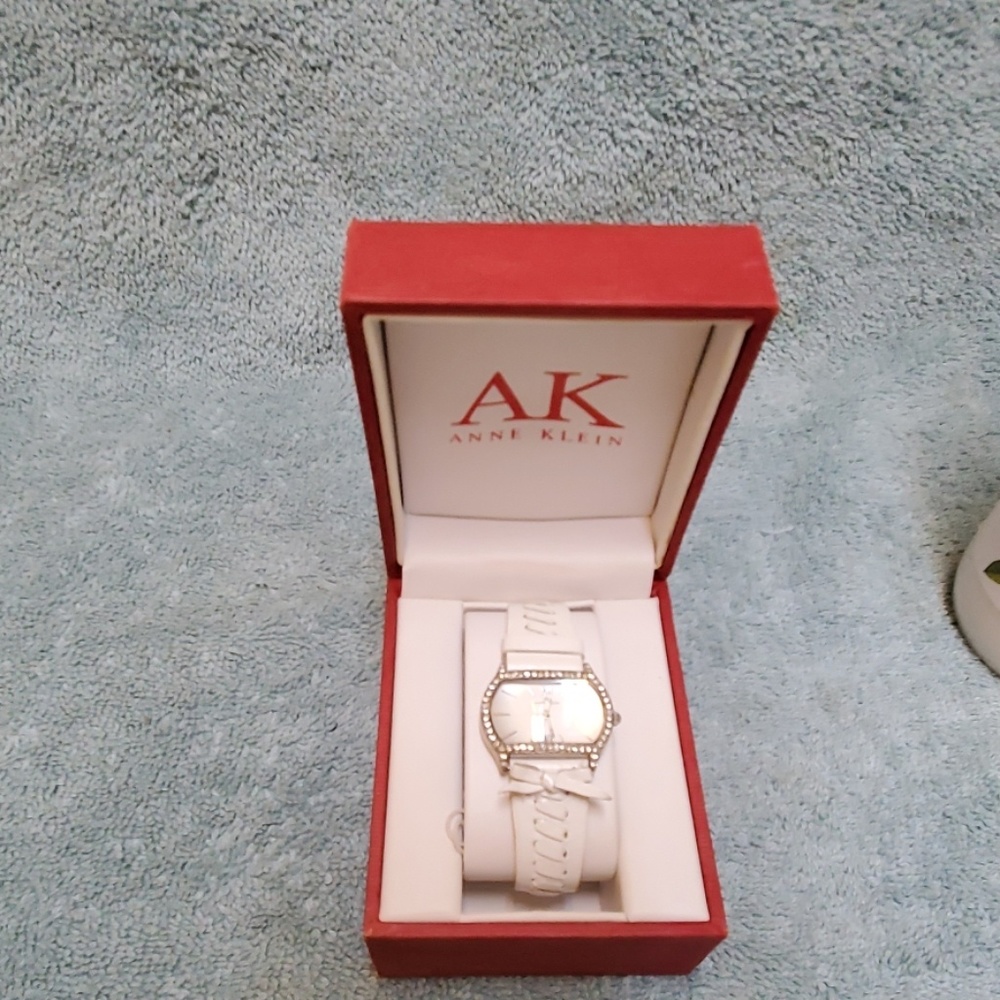 Anne Klein leather watch